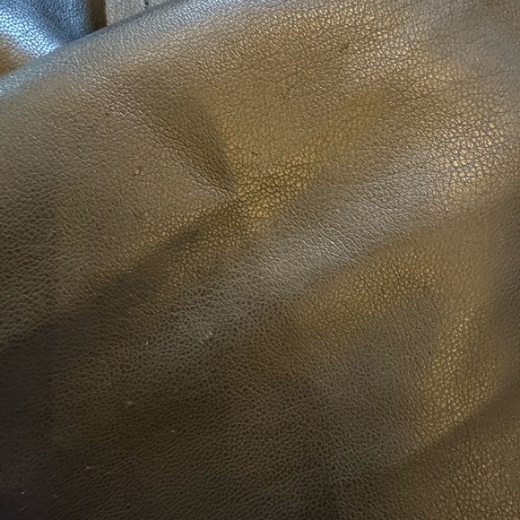 (1001) EUC. KUT from the Kloth black faux leather suede open front jacket - Picture 6 of 6